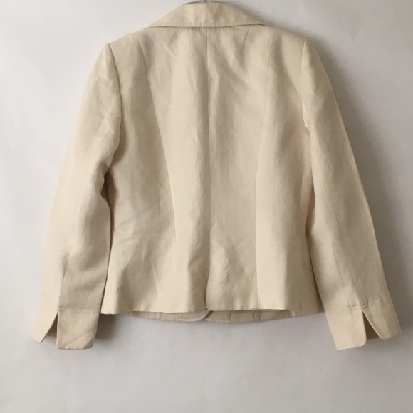 Ellen Tracy  Birch/Ivory Springtime Blazer - Picture 2 of 7